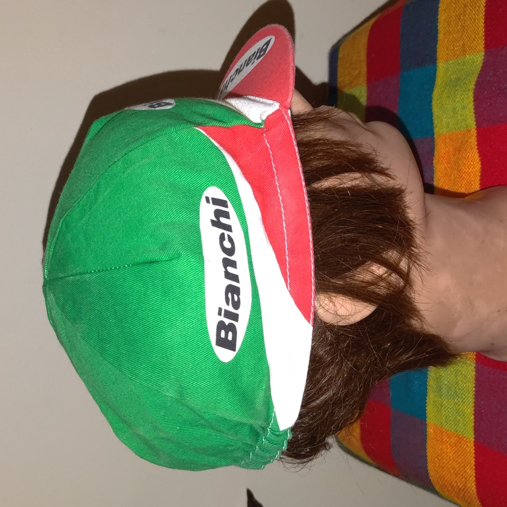 Bianchi Basic Bicycle Cycle Cap White Free Size B… - image 4